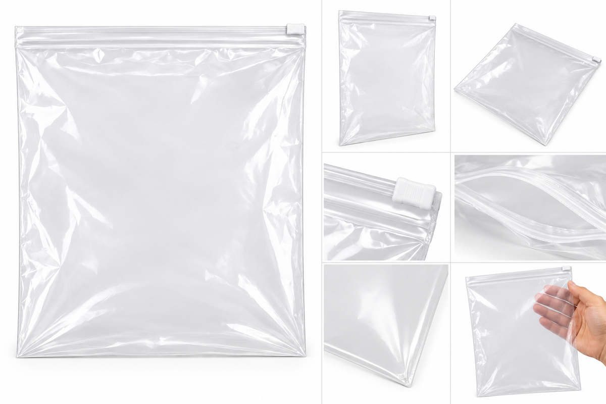Zip-Lock 12 * 16 inch cover Clear Resealable