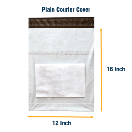 Plain Courier Cover 12 * 16 Inch with POD