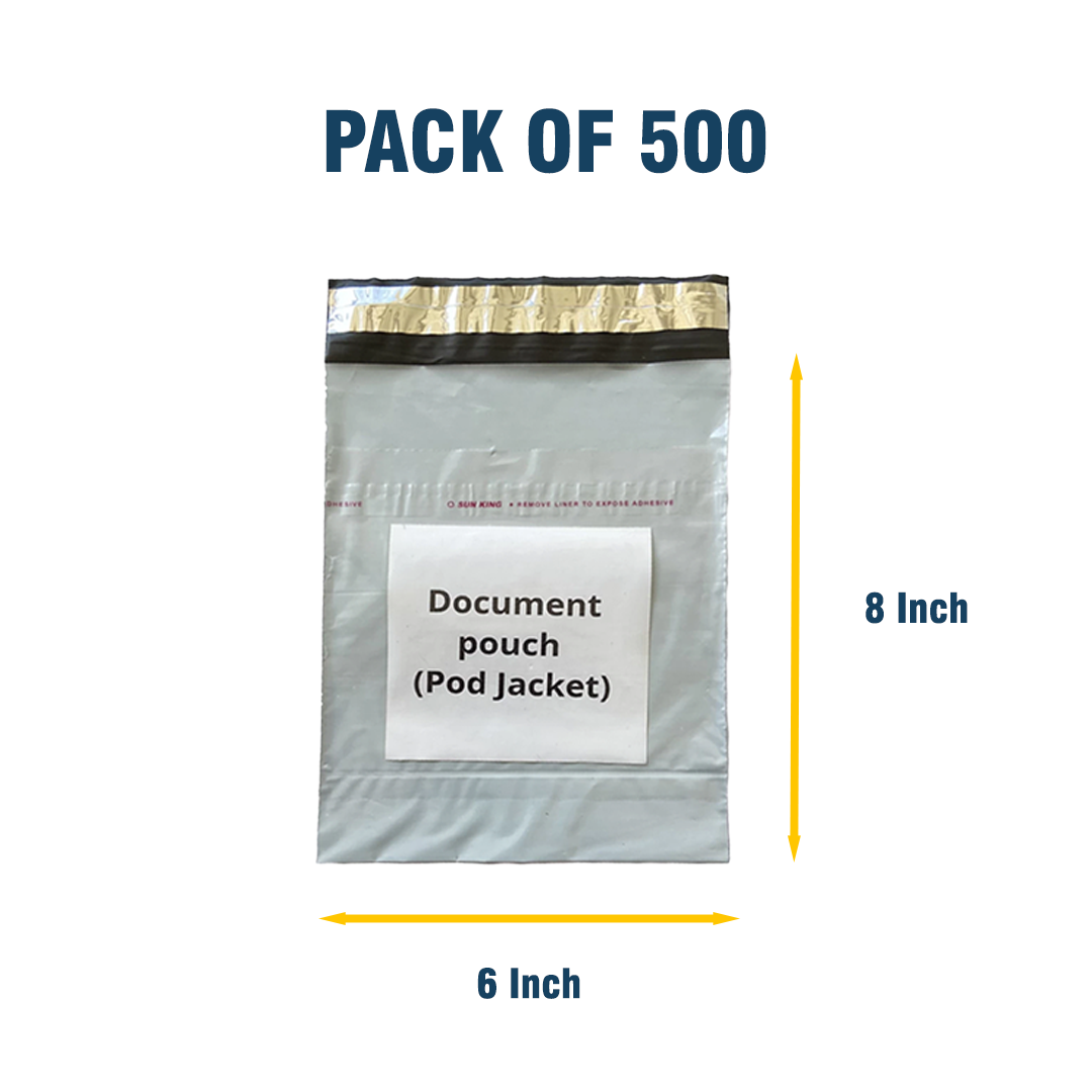 Plain Courier Cover 6 * 8 Inch with POD